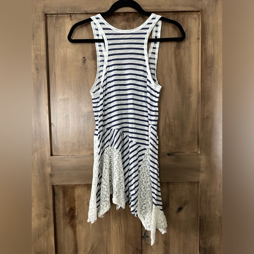 Rio Rae Anthropologie asymmetrical stripe tunic - Picture 2 of 4